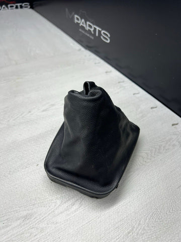 BMW E46 323 325 330 M3 Leather Shift Shifter Tri Stitch Boot Cover + Ring
