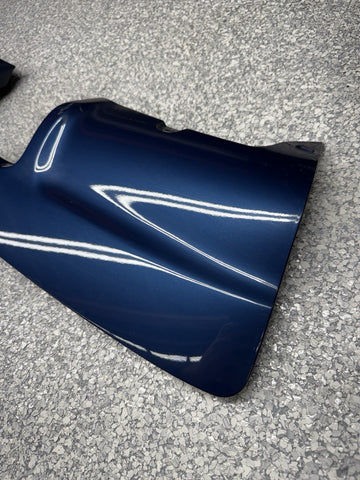 01-06 BMW E46 M3 Rear Bumper Lower Lip Diffuser Trim Panel OEM Topaz Blue