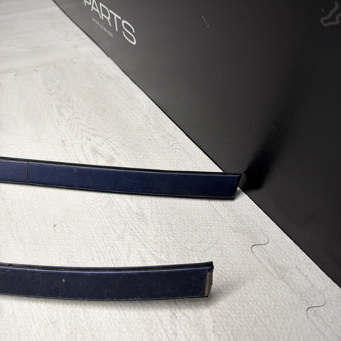 BMW E46 325 330 M3 Roof Rails Moldings Trims Pair Coupe OEM