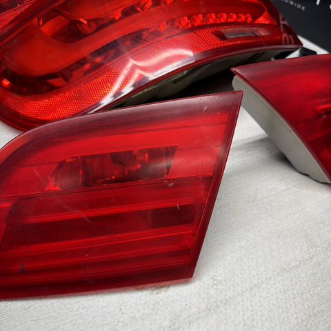 11-13 BMW OEM E93 M3 335 LCI Rear Left Right Tail Lights Side Stop Lights Inner