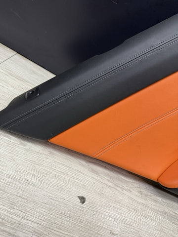 BMW 21-26 G80 M3 Rear Left Kyalami Orange Leather Door Panel
