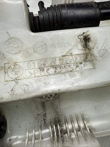 02-06 BMW E46 M3 Windshield Washer Tank Bottle Reservoir 61677895032 *Bent