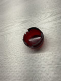 01-06 BMW E46 M3 Rearview Rear View Oval Mirror Red Nose Alarm Cap Cover