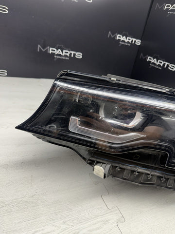 BMW G20 330 M340 HEADLIGHT LEFT DRIVER 19-23 ADPATIVE 5A253F3-01 BLACK OEM