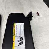 08-13 OEM BMW E92 328 335 M3 Coupe Sun Visors Black Vinyl