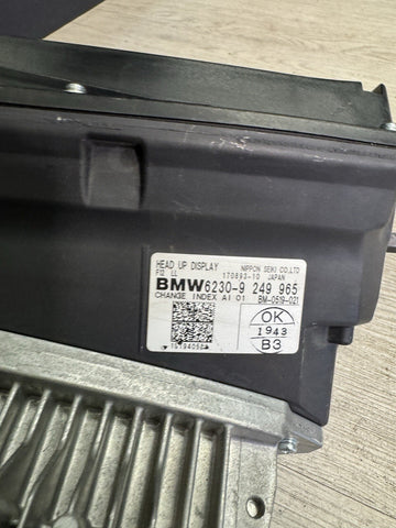 12-17 BMW F06 640i 650i M6 Heads Up Display Unit 6230 9249965