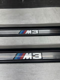 01-06 OEM E46 M3 BMW M3 Left Right Pair Door Sills Panels Scuff Plates