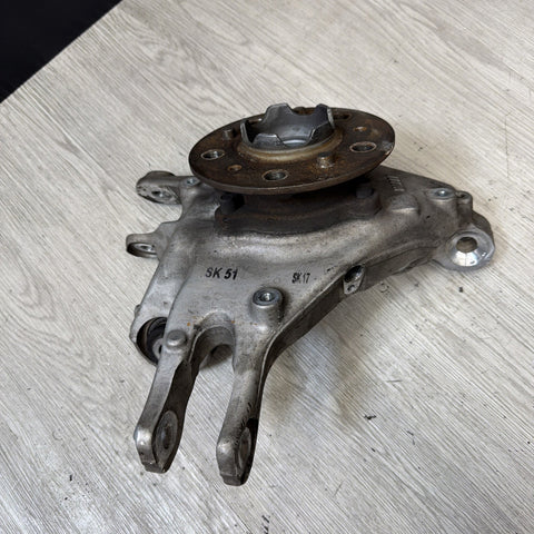 21-24 OEM BMW G80 G82 M3 M4 Rear Suspension Left Knuckle Wheel Hub Spindle