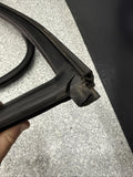 BMW E46 M3 01-06 Left Driver Side Door Weather Strip Seal Black OEM *1 Rip