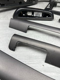 01-06 BMW E46 M3 Convertible Interior Armrests Trim Set Titan Shadow Grey