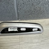 01-06 BMW OEM E46 M3 Brushed Aluminum/Black Vert Trim Armrest Left Driver Rear