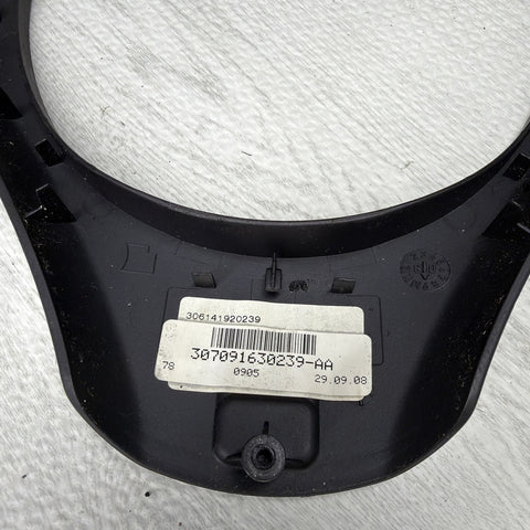 08-13 BMW E90 E92 E93 M3 Lower Steering Wheel Trim Cover Plate Black