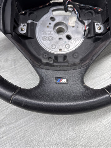 BMW OEM M Tech Leather Sport Steering Wheel E38 E39 E53 Z3 M Dual Stage 2228890