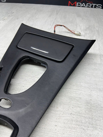 09-13 BMW E93 M3 CONVERTIBLE DCT CIC LEATHER CENTER CONSOLE TRIM