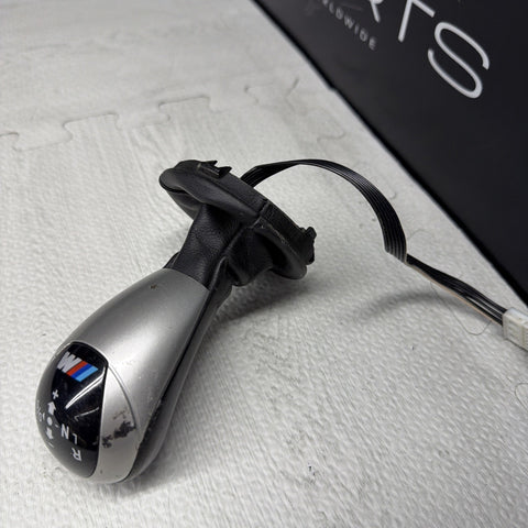 06-10 BMW E60 E63 E64 M5 M6 SMG Transmission Shift Knob & Boot 7898248