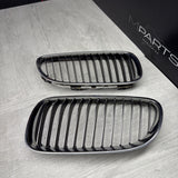 11-13 BMW 335i E92 E93 Front Left Right Upper Grille Set 7254967 7254970 OEM