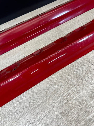01-06 BMW E46 M3 Rocker Panel Side Skirts OEM Imola Red