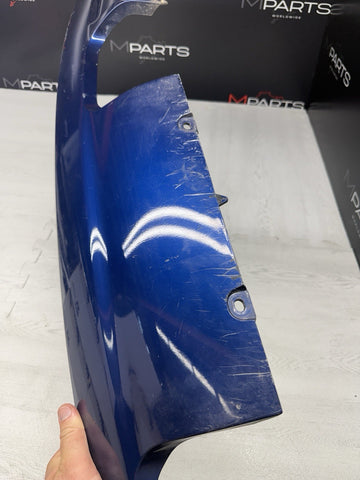 01-06 BMW E46 M3 Rear Bumper Lower Lip Diffuser Trim Panel OEM Interlagos Blue