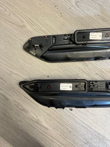 BMW OEM 13-16 M6 F06 F12 F13 Fender Grilles Vents Side Markers Pair Gloss Black