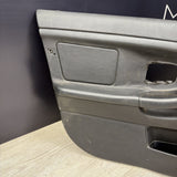 95-99 BMW E36 M3 Sedan Front Left Door Panel Card Black OEM
