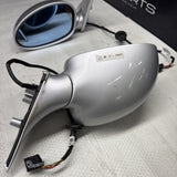 01-06 BMW E46 M3 Side View Door Mirrors Pair Titanium Silver *Notes*