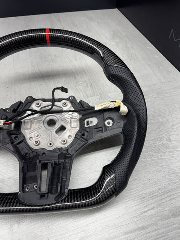 BMW 21-24 G80 G82 G83 M3 M4 Carismo Carbon Fiber Steering Wheel Tri Stitch AUTO