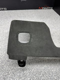 17-25 PORSCHE CAYMAN GT4 FRONT LEFT LOWER DASH ALCANTARA COVER PANEL