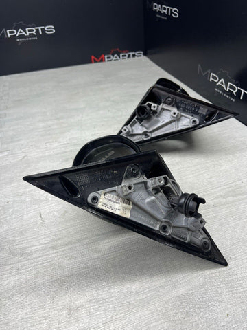 08-13 BMW E92 E93 M3 Folding Mirrors Gloss Black Trims + Glass / No Covers