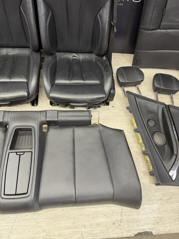 15-20 BMW F83 M4 Convertible Interior Seats & Panels Leather Black *Notes*