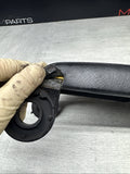 01-06 BMW E46 M3 Center Console Armrest Arm Rest Black Leather *Ripped*
