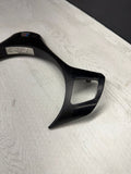 08-13 BMW E90 E92 E93 M3 Lower Steering Wheel Trim Cover Plate Black