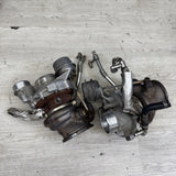 13-15 OEM BMW F10 F13 M5 M6 S63 PWG Garrett Turbo Turbos Turbocharger Set 62k