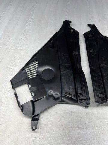 15-20 BMW F80 F82 F83 M3 M4 WINDSHIELD WIPER COWL COVERS TRIM PANELS 8059697