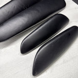 01-06 BMW E46 M3 Convertible Door Upper Arm Rest Armrest Pads Black *Notes*