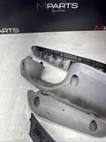 01-06 BMW E46 M3 Convertible Interior Armrests Trim Set Brushed Aluminum *Notes*
