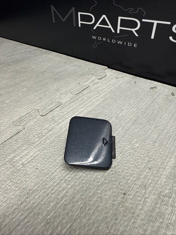 Original BMW E39 M5 Flap Towing Eye Tow Hook Cover Front Grey Gray 2498503