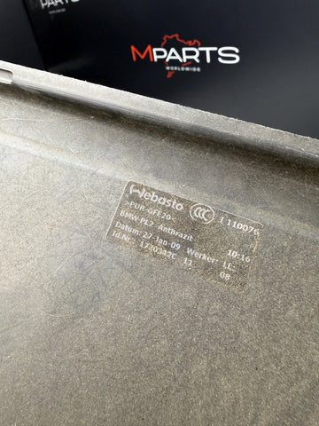 BMW 08-13 E90 E92 M3 Sliding Sunroof Sunshade Sun Shade Panel Cover
