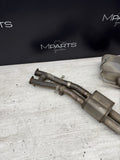 01-06 BMW E46 M3 UUC Corsa Exhaust Section 3 Dual Mid Pipe Midpipe *Dent*