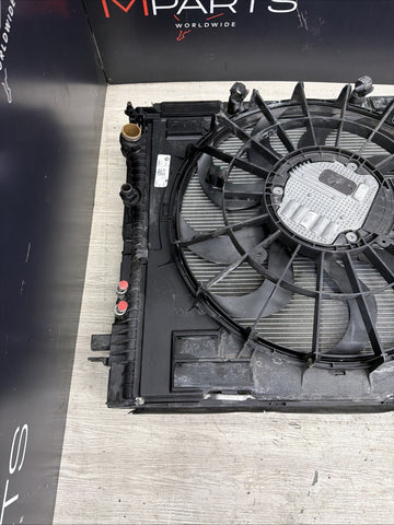 OEM BMW X4M X3M G01 F97 18-23 RADIATOR COOLING FAN ASSEMBLY