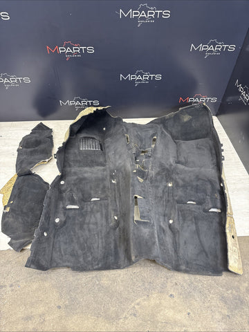 1994-1998 BMW E36 M3 Sedan Interior Front & Rear Carpet Carpets Black