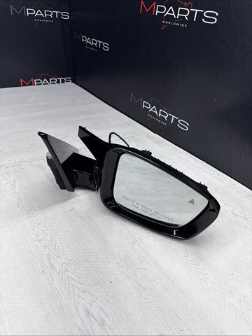 21-26 BMW G80 M3 Sedan Right Side Door Mirror W/ Camera Black Gloss