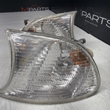 02-06 BMW E46 325 328 M3 Clear Corner Lights Tail Lamps 6919651 6919652 *Notes*