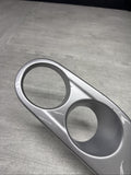 01-06 BMW E46 M3 FRONT RIGHT FOG LIGHT COVER SURROUND TRIM AFTERMARKET SILVER