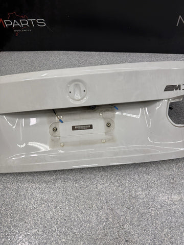 (PICKUP ONLY) BMW F80 M3 Sedan Rear Trunk Deck Lid Panel Alpine White
