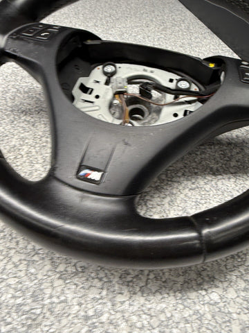 OEM Genuine BMW 08-13 E90 E92 E93 M3 Leather Steering Wheel Manual