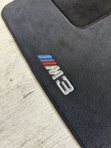 Genuine 01-06 BMW E46 M3 Coupe Carpets Floor Mats Black Front & Rear