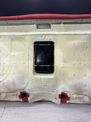 BMW F82 M4 Coupe 15-20 Rear Back Seats Cushion Sakhir Orange Leather Bench