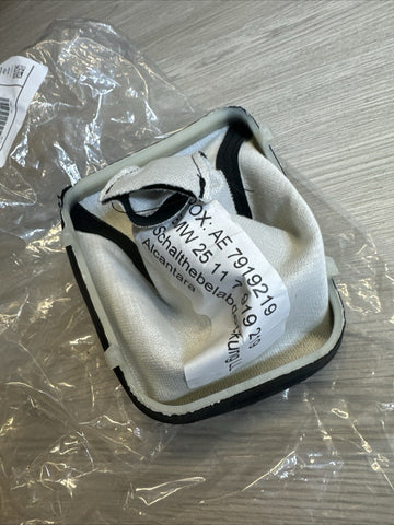 BMW E46 323 325 330 M3 Alcantara Shift Shifter Boot Cover + Ring 25117919219