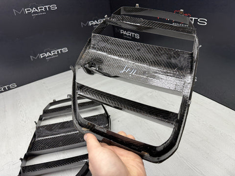 21-26 BMW G80 G82 G83 M3 M4 FRONT BUMPER KIDNEY CENTER GRILLE GRILL CARBON FIBER