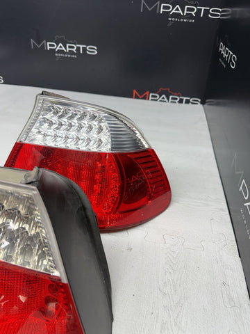 BMW E46 M3 01-06 Convertible LED Tail Lights Red Original Trunk Outers Inners